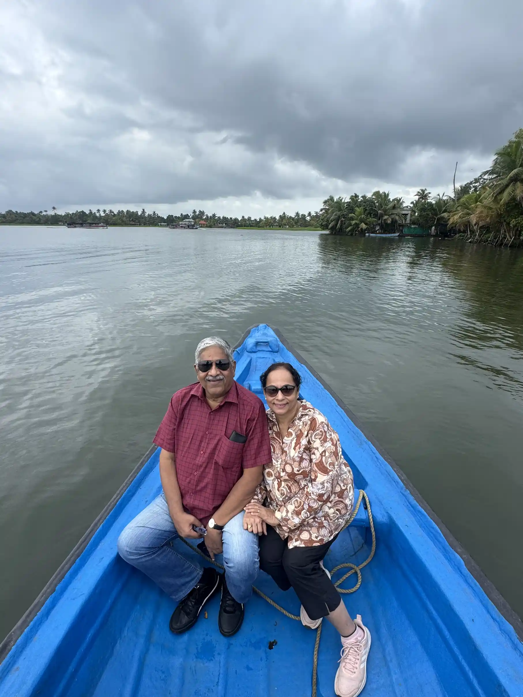 Private boat ride across scenic Alleppey backwaters